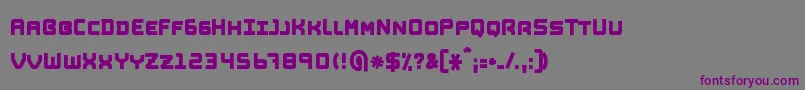 Шрифт Wonderage – фиолетовые шрифты на сером фоне