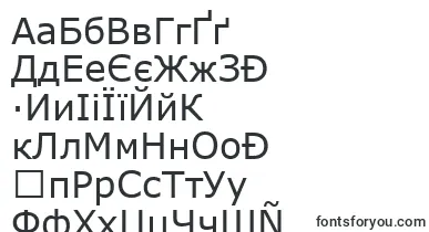 Verdana font – ukrainian Fonts