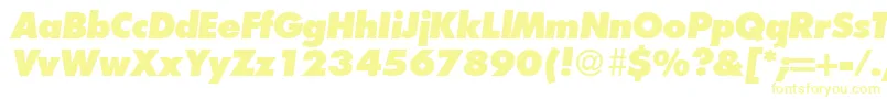 Fonte FunctiontwoextraboldRegularitalic – fontes amarelas