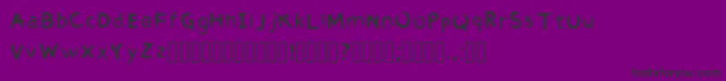 fuente AbbiRegular – Fuentes Negras Sobre Fondo Morado
