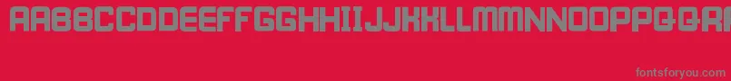 IWillWait Font – Gray Fonts on Red Background