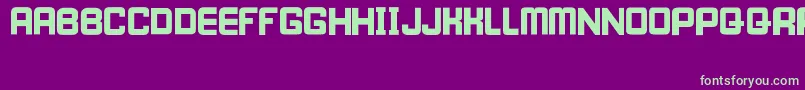 IWillWait Font – Green Fonts on Purple Background