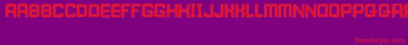 IWillWait Font – Red Fonts on Purple Background