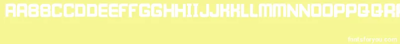 IWillWait Font – White Fonts on Yellow Background