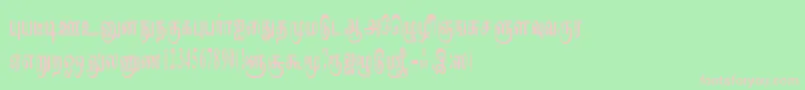 ImayamRegular Font – Pink Fonts on Green Background