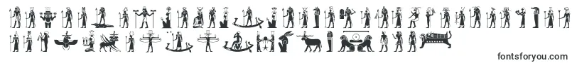 Egyptiandeities-Schriftart – OTF-Schriften