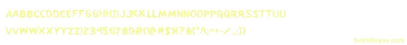 Flesheatingbold Font – Yellow Fonts