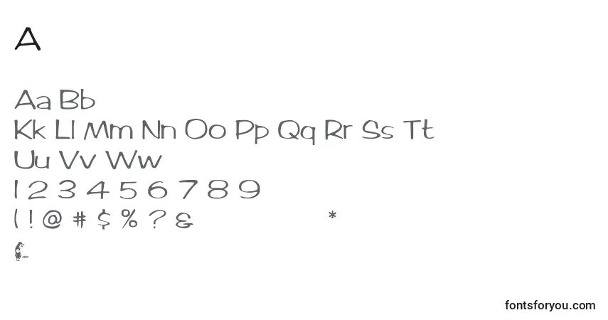 Шрифт Arctic2 – алфавит, цифры, специальные символы