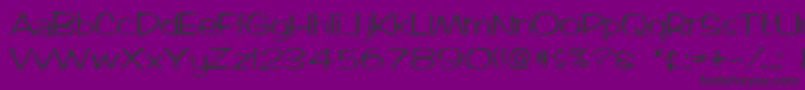 Police Arctic2 – polices noires sur fond violet
