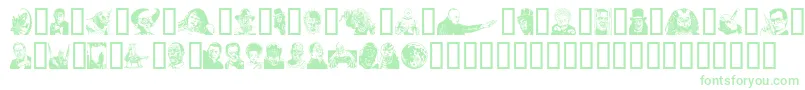 フォントMonsp – 緑のフォント