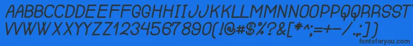 RenegadeOfSouth Font – Black Fonts on Blue Background