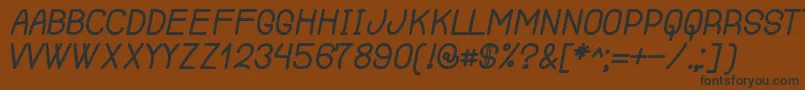 RenegadeOfSouth Font – Black Fonts on Brown Background