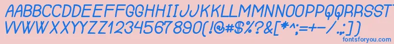 RenegadeOfSouth Font – Blue Fonts on Pink Background