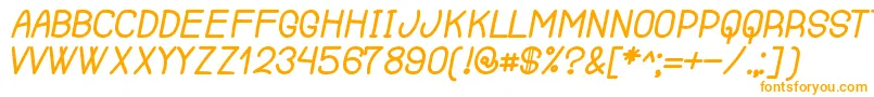 RenegadeOfSouth Font – Orange Fonts on White Background