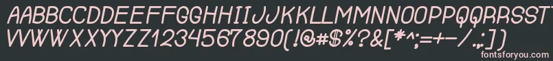 RenegadeOfSouth Font – Pink Fonts on Black Background