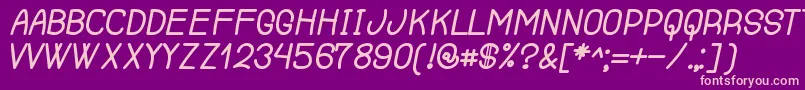 RenegadeOfSouth Font – Pink Fonts on Purple Background
