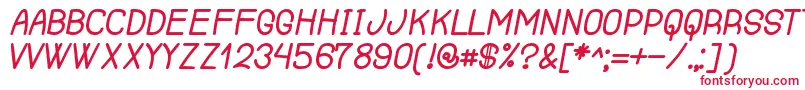 RenegadeOfSouth Font – Red Fonts on White Background