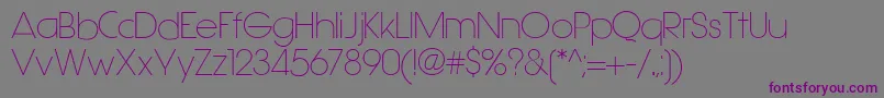 Lisätietoja Hasteristico-fontista Hasteristico-fontti – violetit fontit harmaalla taustalla