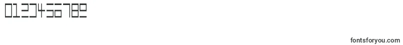 EppsEvansNarrowLight Font – Fonts for Numbers and Digits