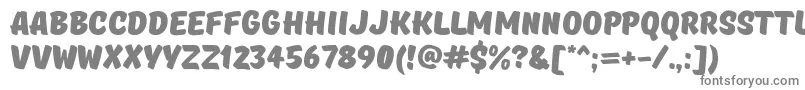 Шрифт TtMastersDemoBlack – серые шрифты на белом фоне