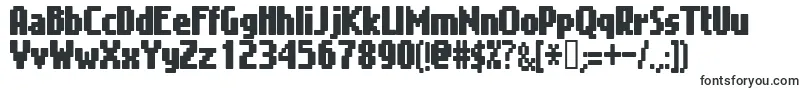 Шрифт Gimenells – цифровые шрифты