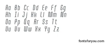 Review of the QuotaRegularitaliccond. Font