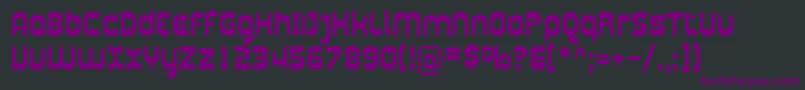 PlasmaticaBold Font – Purple Fonts on Black Background