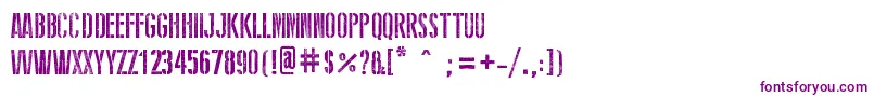 StencilWwIi Font – Purple Fonts