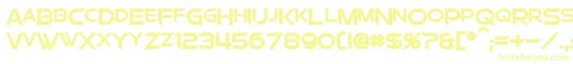 ChromiaSupercapBold Font – Yellow Fonts