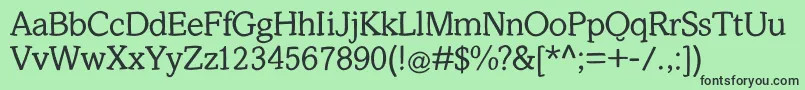 Slabstick Font – Black Fonts on Green Background