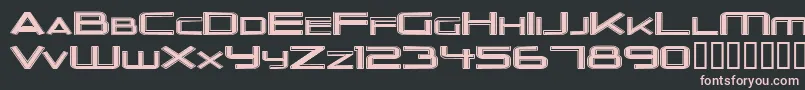 OuterLimitsExtended Font – Pink Fonts on Black Background