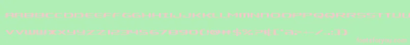 Alphamencond Font – Pink Fonts on Green Background