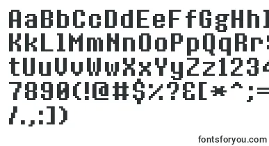 8bitoperatorplusBold font – Fonts Starting With 8