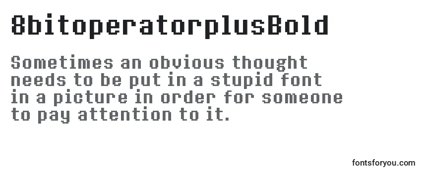 フォント8bitoperatorplusBold