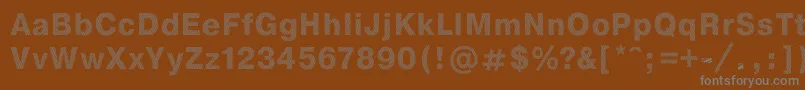 fuente StripeDb – Fuentes Grises Sobre Fondo Marrón