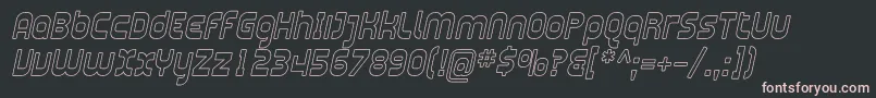 Plasma10 Font – Pink Fonts on Black Background
