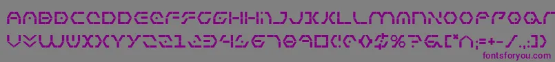 ZetaSentryBold-fontti – violetit fontit harmaalla taustalla