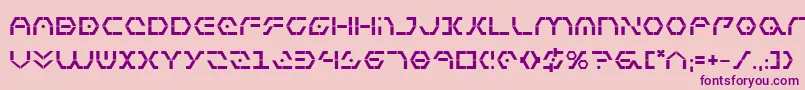 ZetaSentryBold Font – Purple Fonts on Pink Background