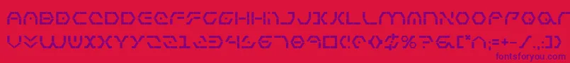 ZetaSentryBold Font – Purple Fonts on Red Background