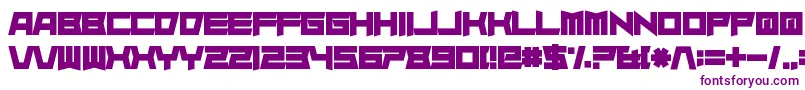 Superdie Font – Purple Fonts on White Background