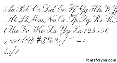R690ScriptRegular font – Fonts Starting With R