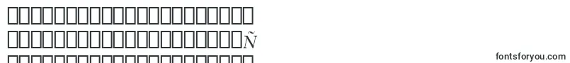 フォントPerpetuaItalicOsf – モンゴル文字