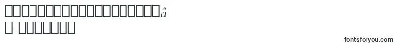 フォントPerpetuaItalicOsf – ヘブライ文字