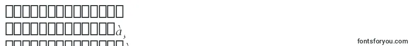 フォントPerpetuaItalicOsf – タイの文字