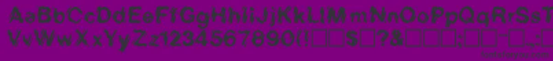 Шрифт LowweRegular – чёрные шрифты на фиолетовом фоне