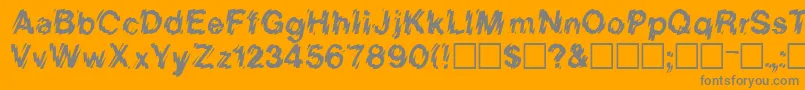 Подробнее о шрифте LowweRegular Шрифт LowweRegular – серые шрифты на оранжевом фоне