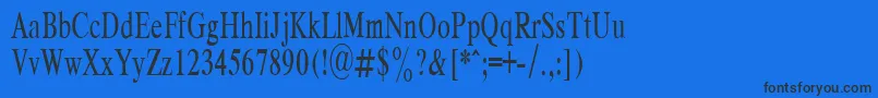 RespectPlain.001.00165nh-Schriftart – Schwarze Schriften auf blauem Hintergrund