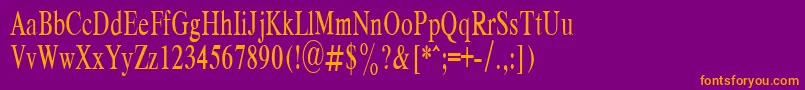 RespectPlain.001.00165nh-Schriftart – Orangefarbene Schriften auf violettem Hintergrund