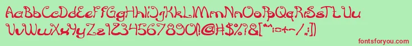 More about CroissantSandwichBold Font CroissantSandwichBold Font – Red Fonts on Green Background
