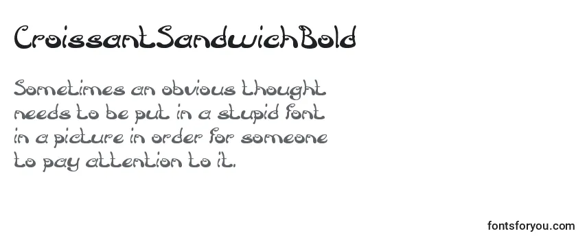 CroissantSandwichBold Font